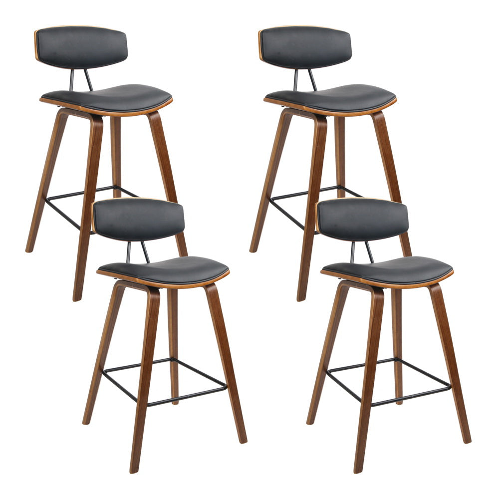Bay Leather Bar Stool Padded (Set of 4)