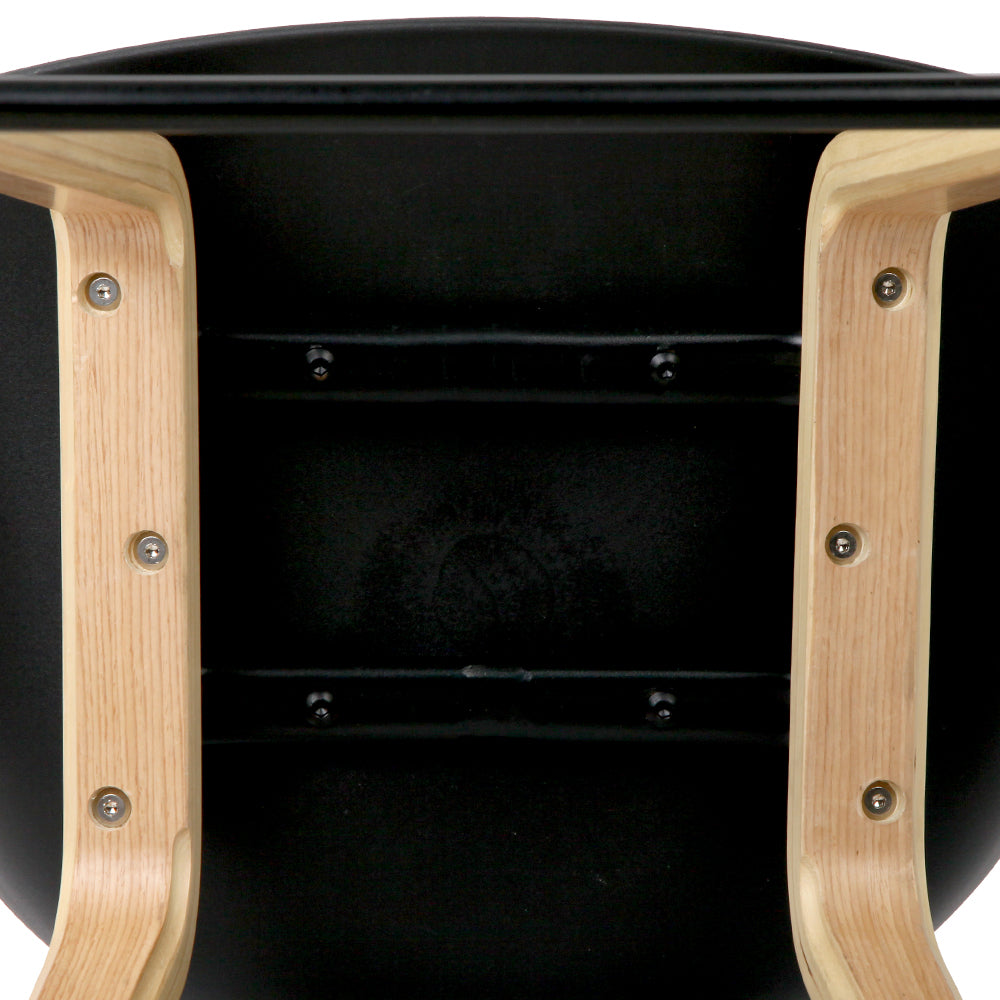 Yarra Wooden Counter Stool (Set of 4) Black