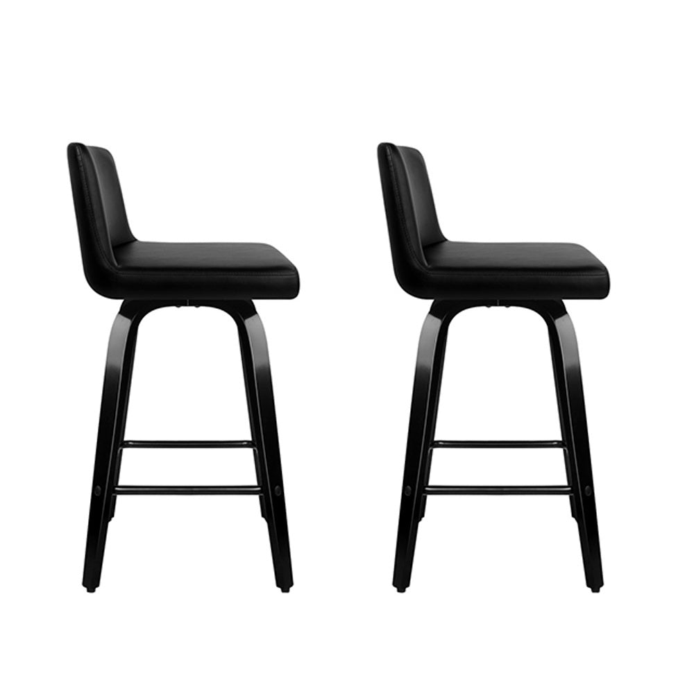 Gem Leather Bar Stool Swivel (Set of 2)