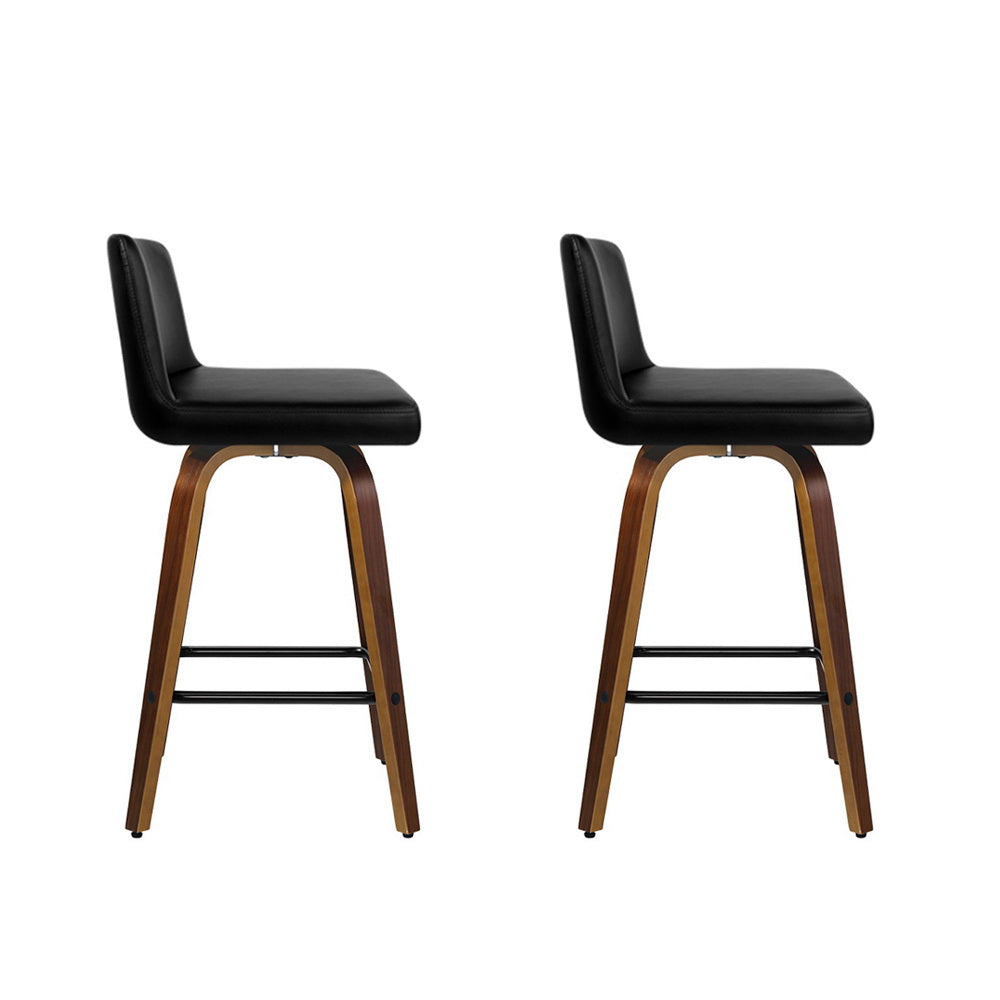 Thor Leather Bar Stool Swivel Padded (Set of 2)