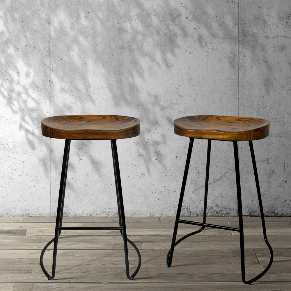 Sven Bar Stool Tractor Seat (Set of 2) 65cm