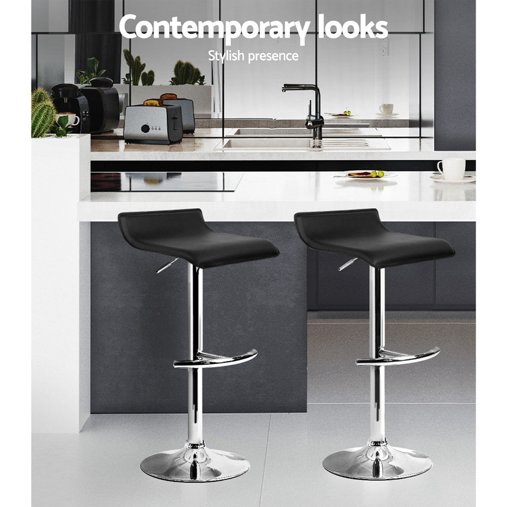 Wade Bar Table Adjustable (Set of 2) Black