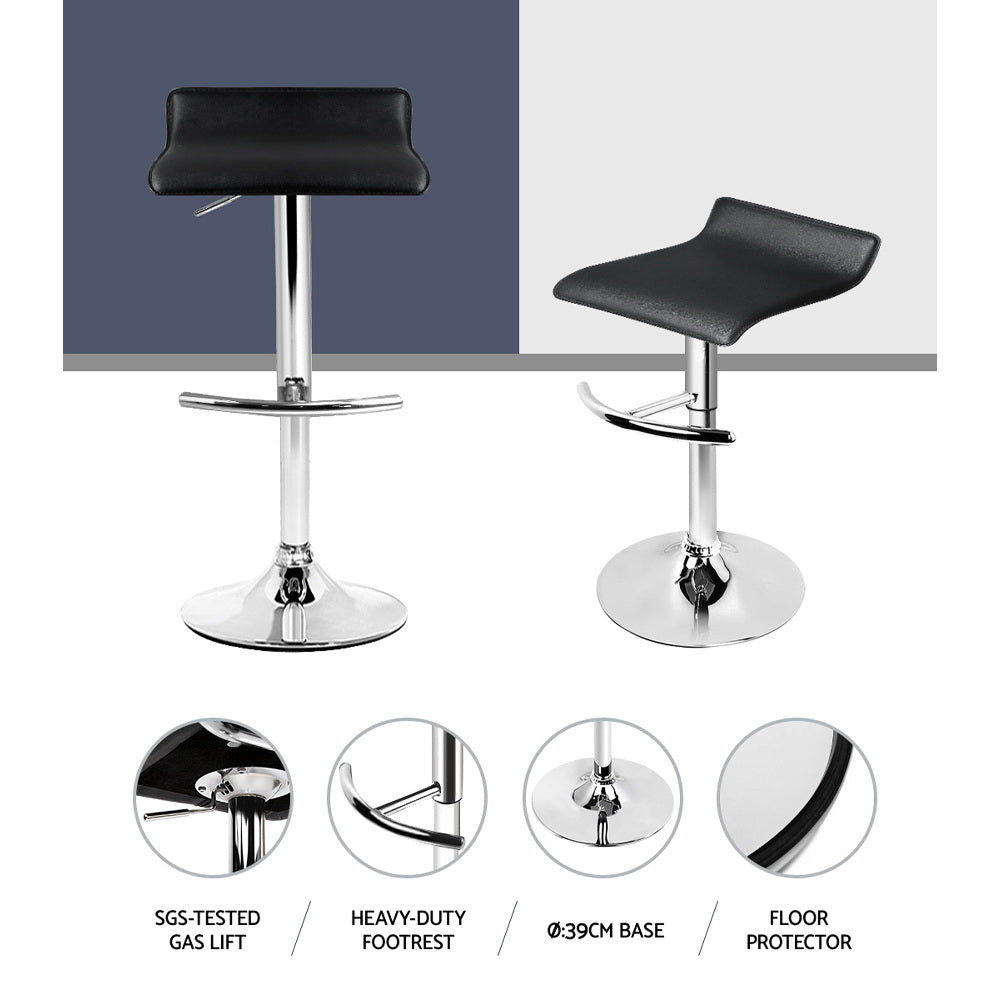 Wade Bar Table Adjustable (Set of 2) Black