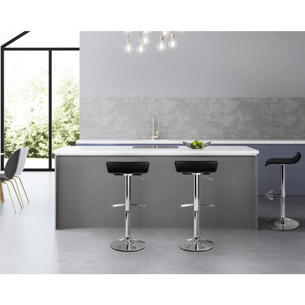 Wade Bar Table Adjustable (Set of 2) Black