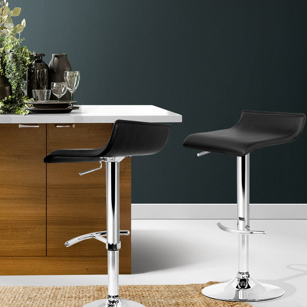 Wade Bar Table Adjustable (Set of 2) Black