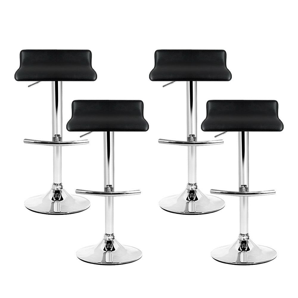 Aspen Bar Table Adjustable (Set of 4) Black