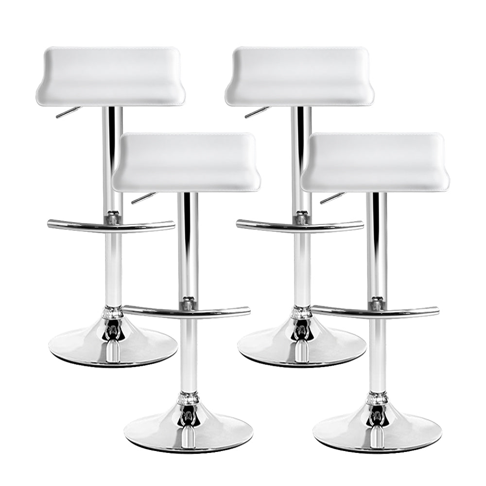 Rhys Bar Table Adjustable (Set of 4) White