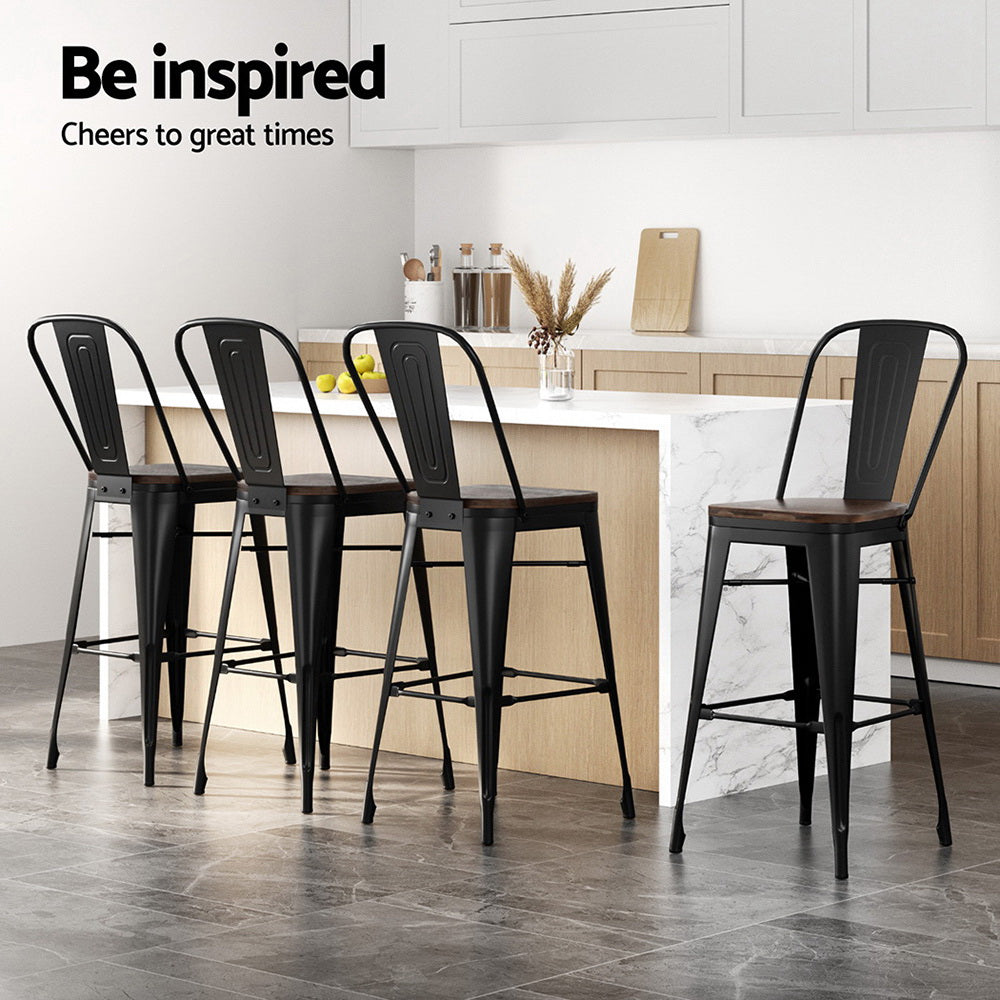 Archer Wooden Counter Stool (Set of 2)