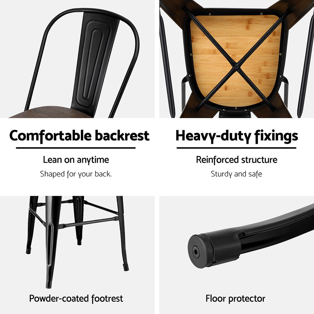 Archer Wooden Counter Stool (Set of 2)