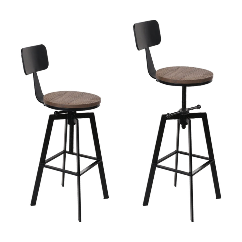 Pete Wooden Dining Chair Adjustable (Set of 4)