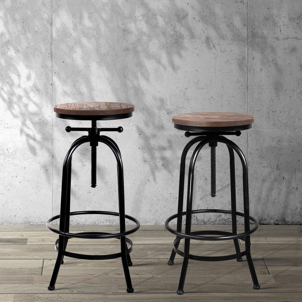 Nigel Wooden Bar Table Adjustable
