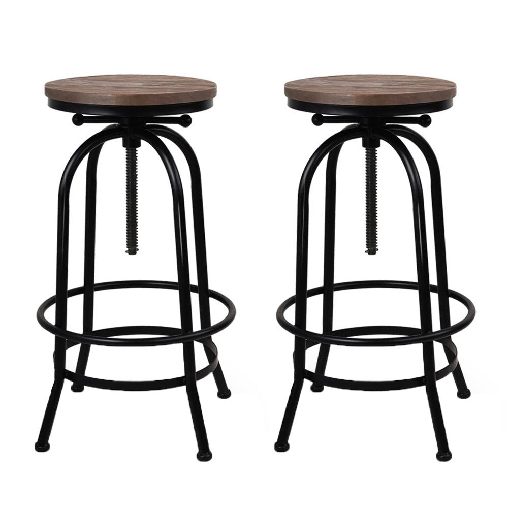 Vex Wooden Bar Table Adjustable (Set of 2)