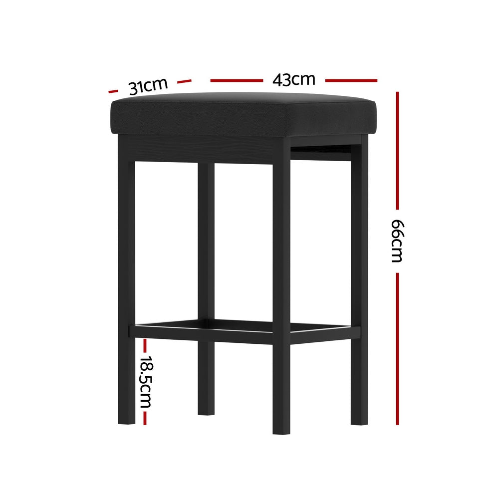 Stan Leather Counter Stool (Set of 4)