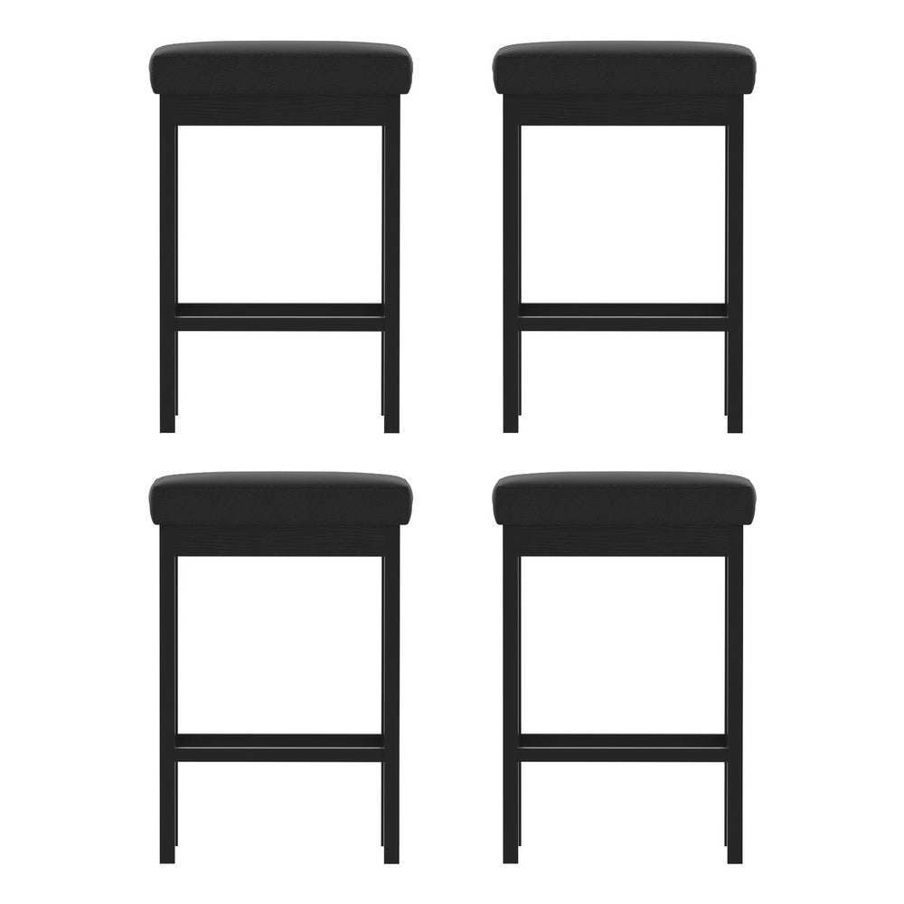 Stan Leather Counter Stool (Set of 4)