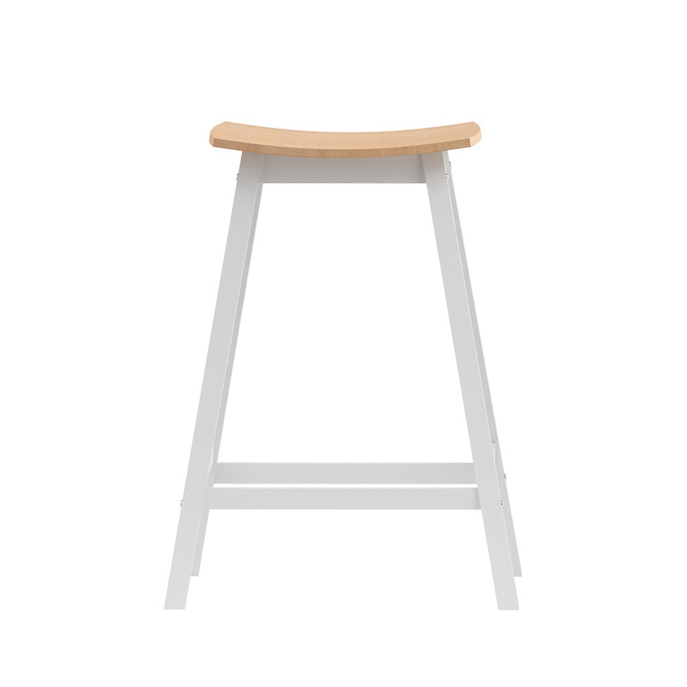 Dane Wooden Bar Stool (Set of 2) Oak