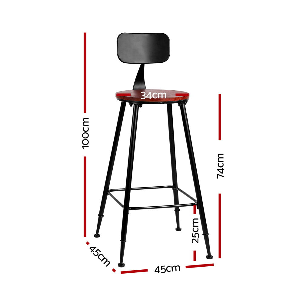 Uma Metal Bar Stool (Set of 4)