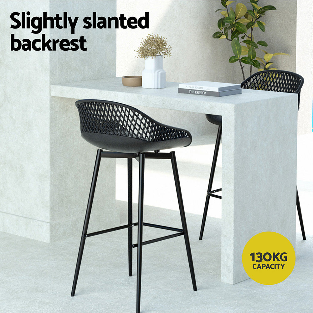 Neo Bar Stool (Set of 2) Black