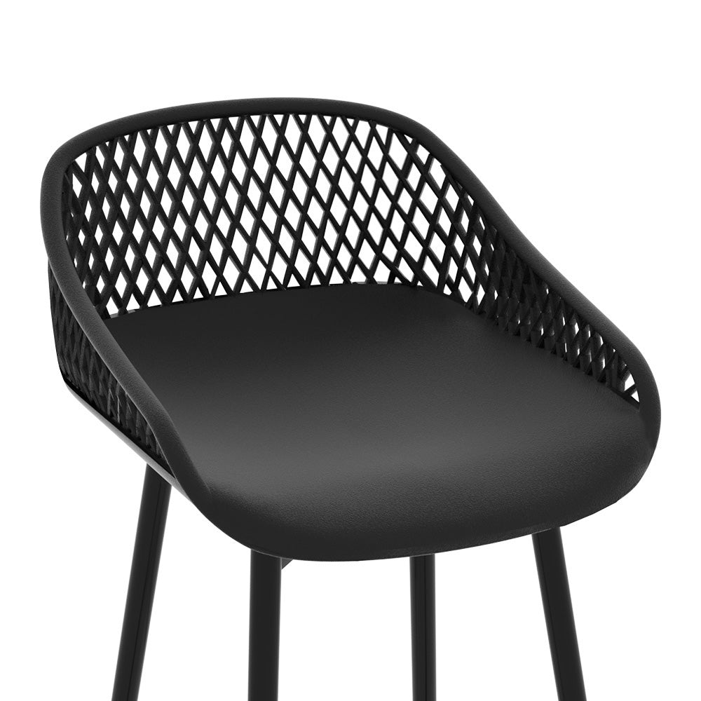 Preston Bar Stool (Set of 4) Black