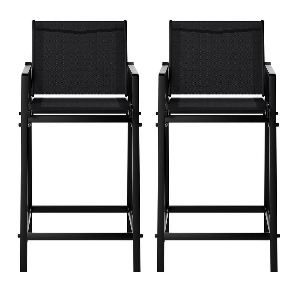 Devon Metal Dining Chair Black