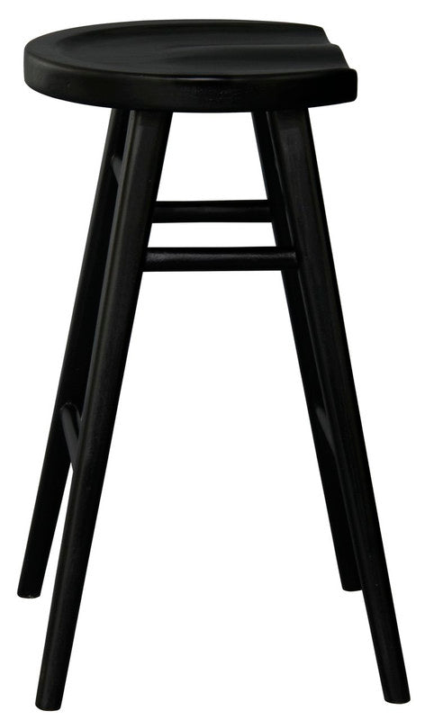 Blake Wooden Counter Stool Black
