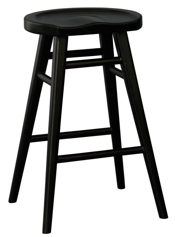 Blake Wooden Counter Stool Black