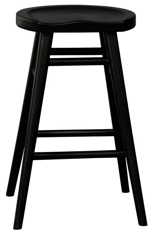 Blake Wooden Counter Stool Black