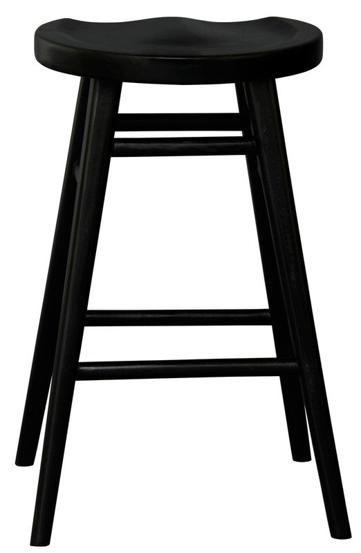 Blake Wooden Counter Stool Black