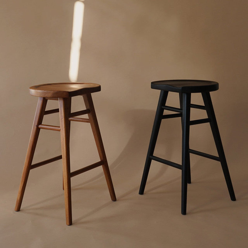 Blake Wooden Counter Stool Black