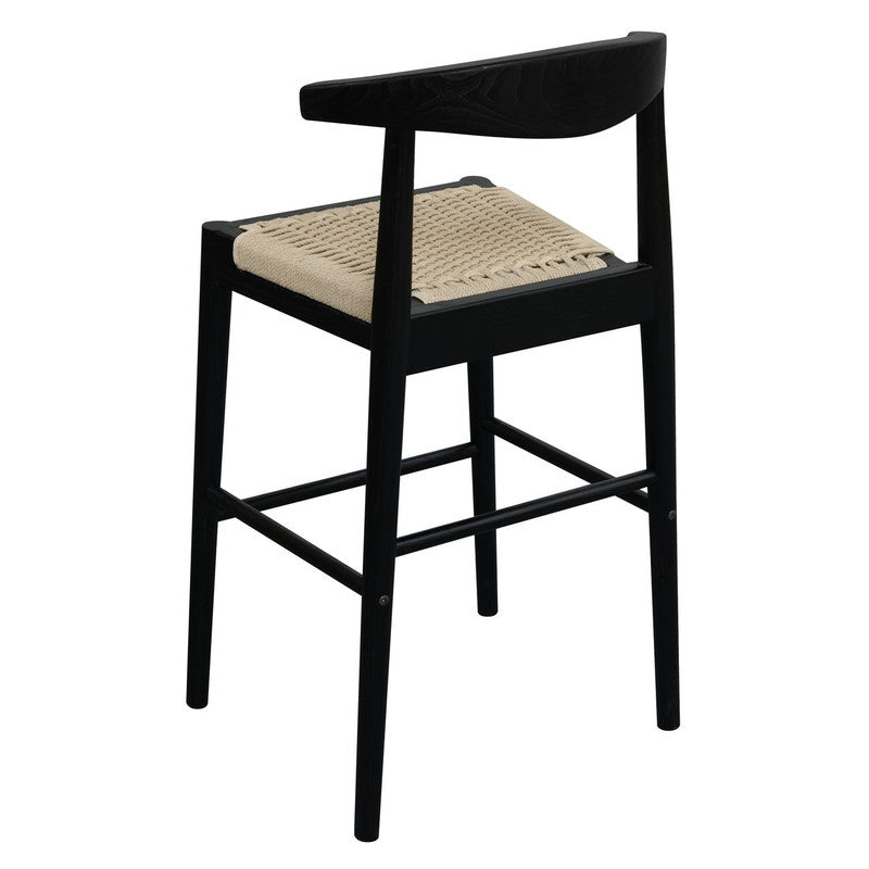 Ulani Counter Stool Black & Oak