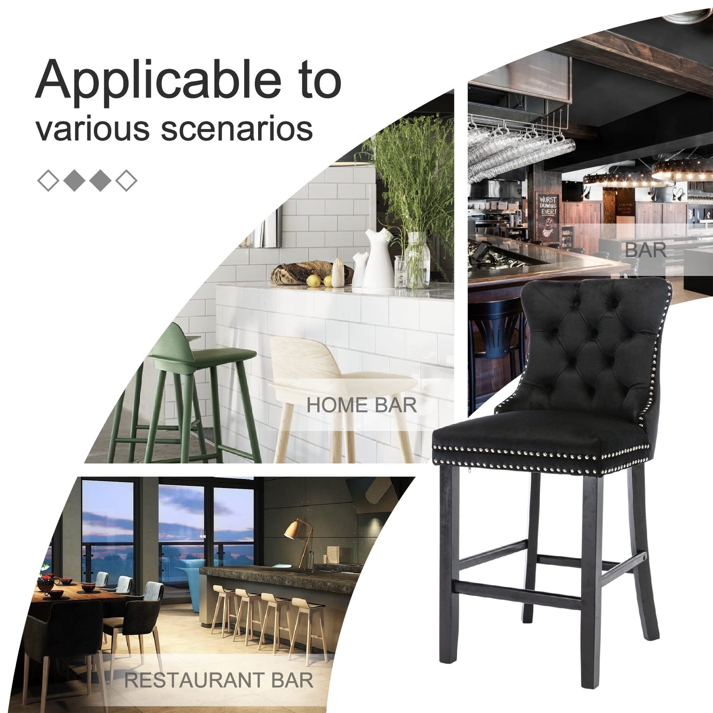 Iain Velvet Dining Chair (Set of 4)