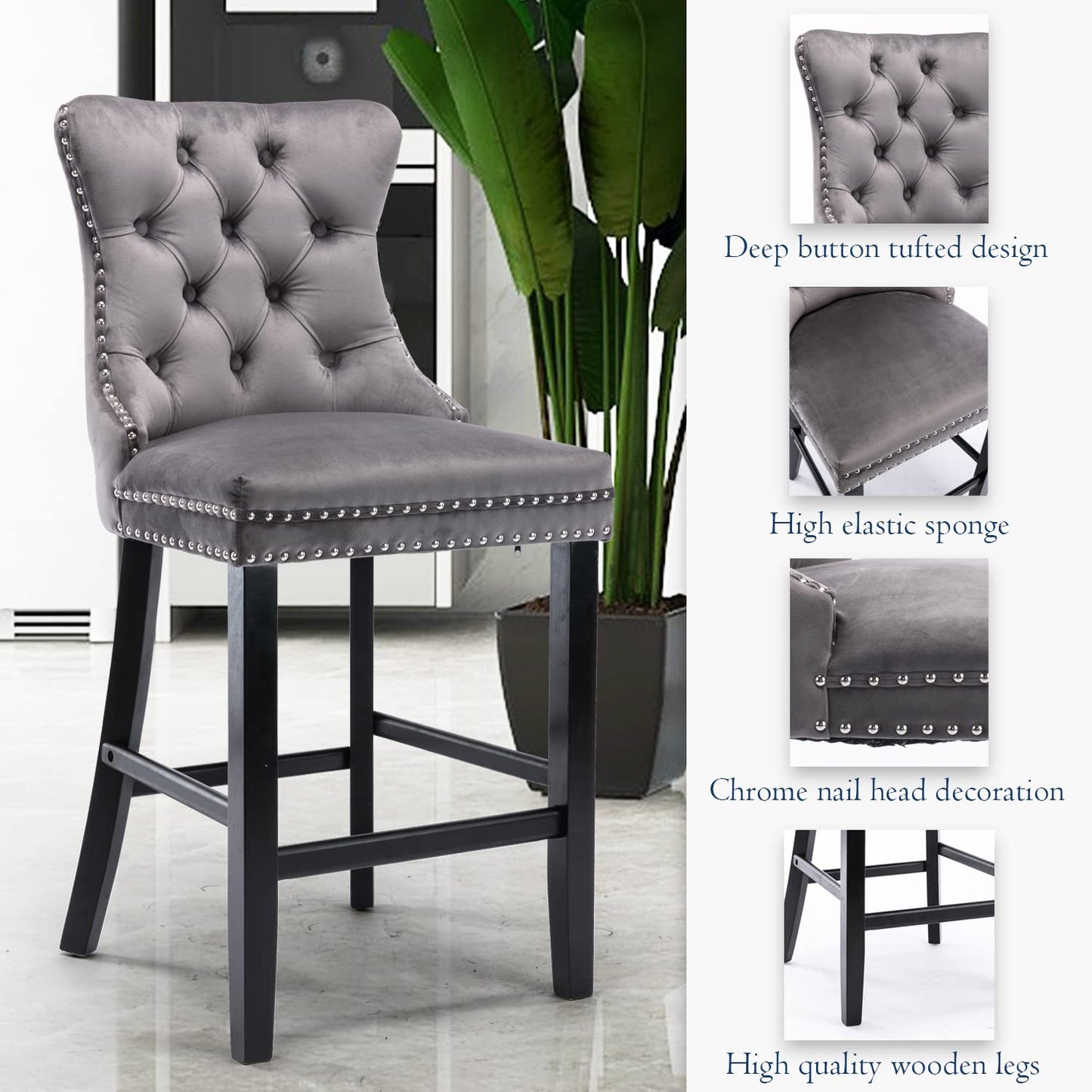 Craig Velvet Dining Chair (Set of 4)