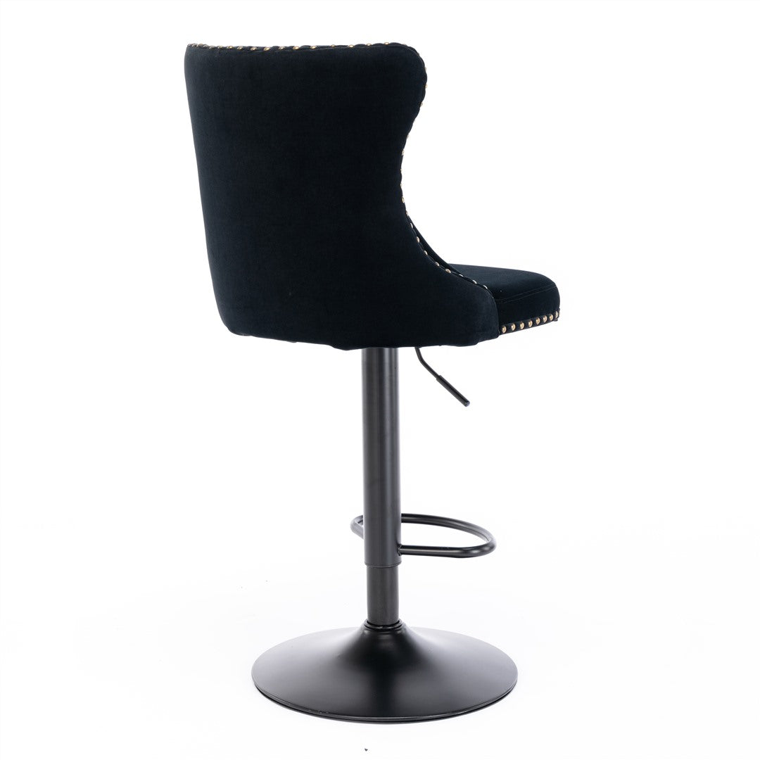 Quinn Velvet Bar Table Swivel Adjustable (Set of 2)