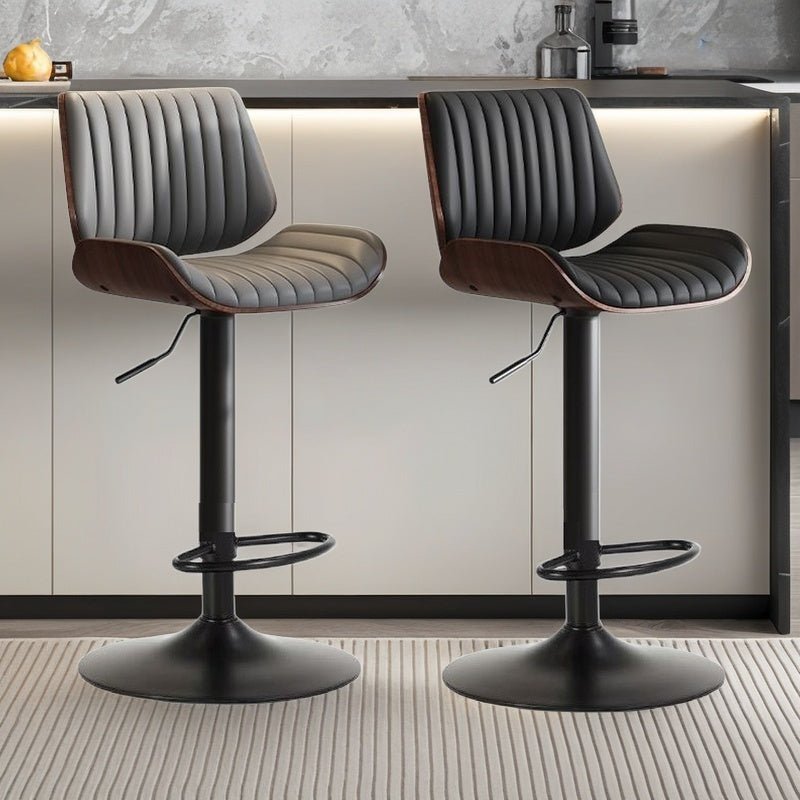 Ashton Wooden Bar Stool Grey