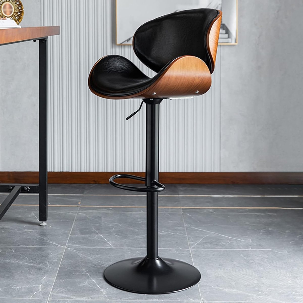 Spencer Counter Stool Swivel Black