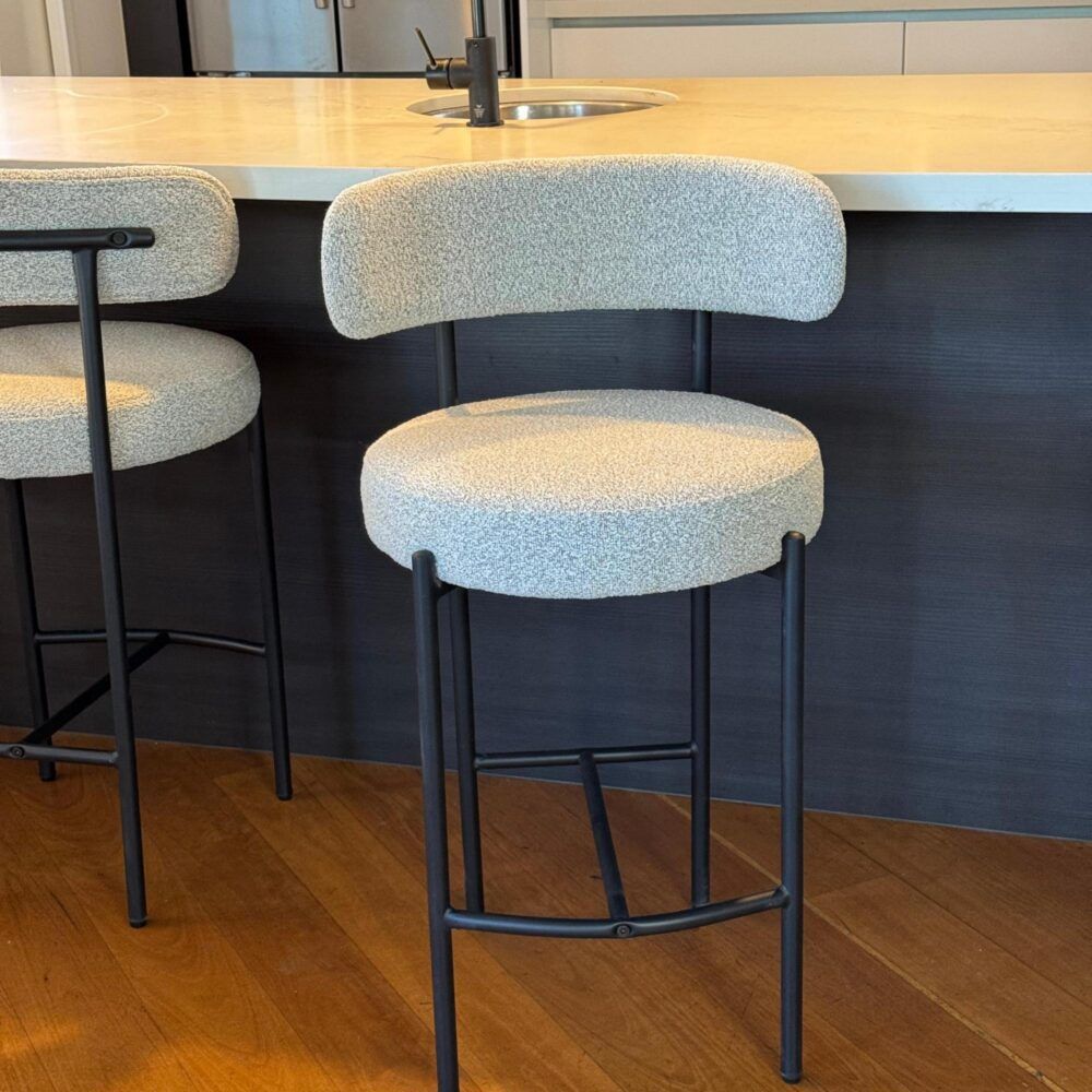 Anton Metal Bar Stool White