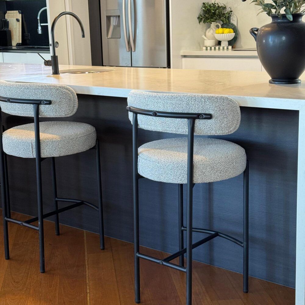 Anton Metal Bar Stool White