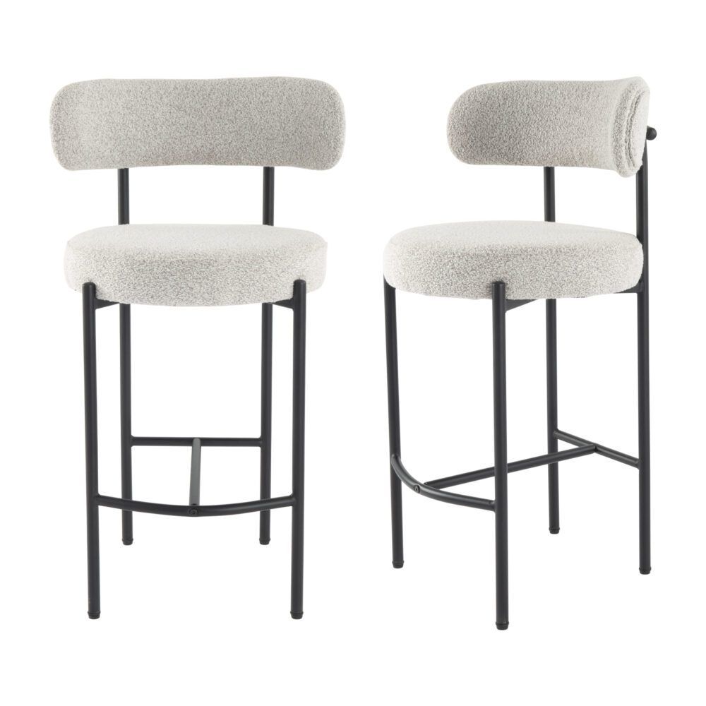 Anton Metal Bar Stool White