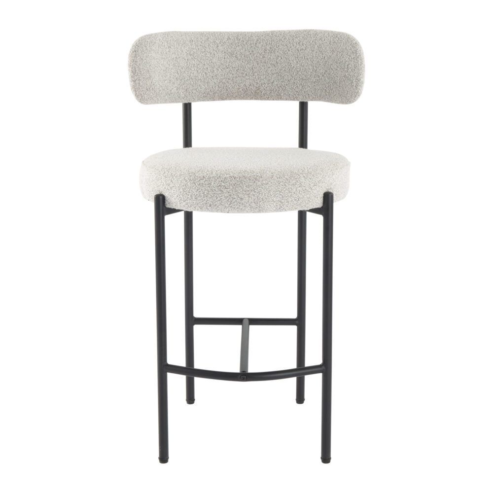 Anton Metal Bar Stool White