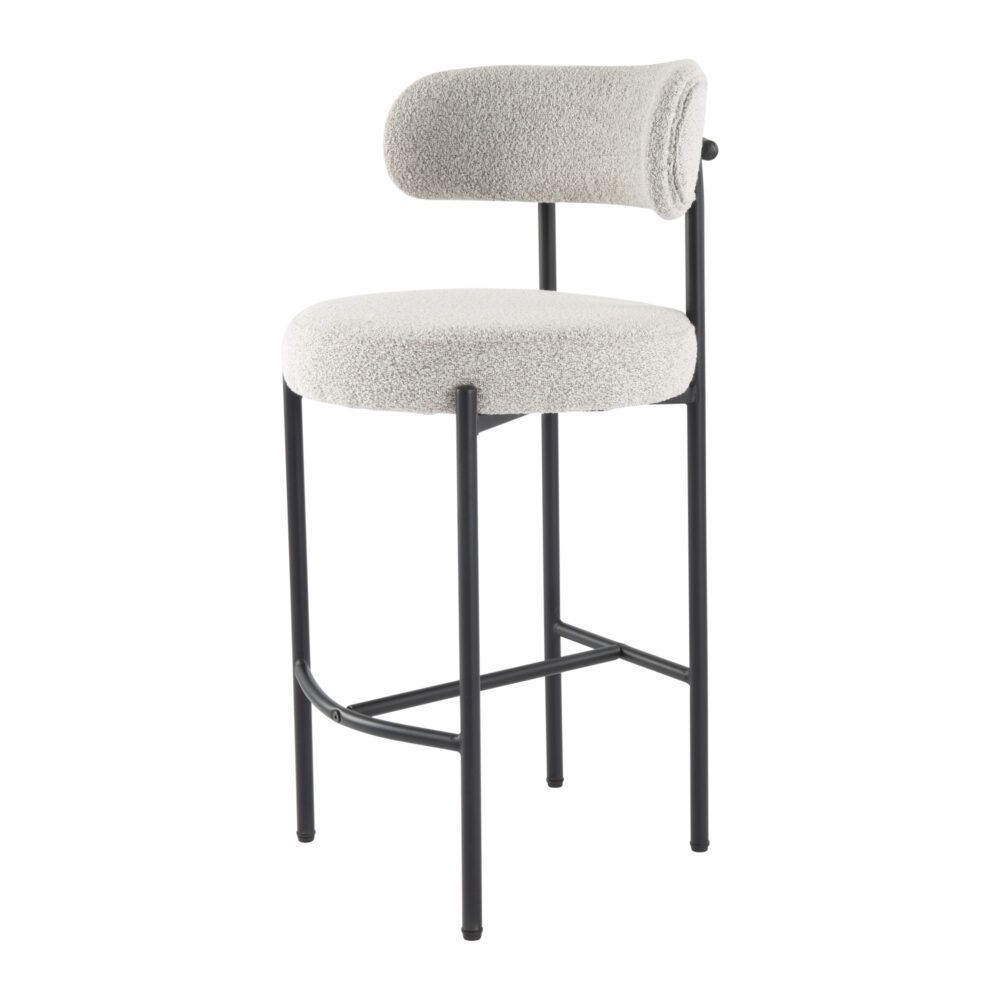 Anton Metal Bar Stool White