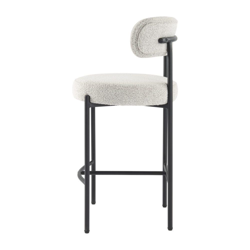 Anton Metal Bar Stool White