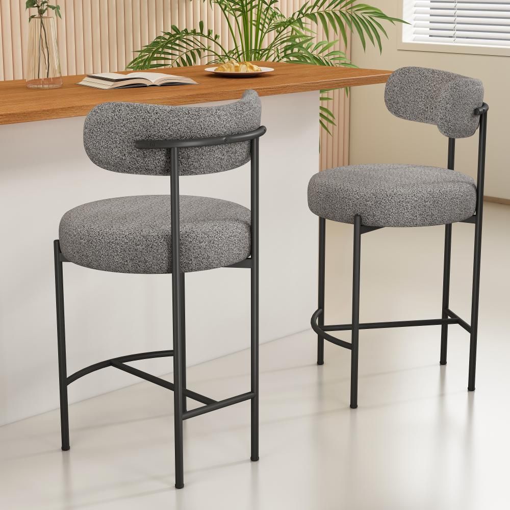 Wolf Bar Stool Grey
