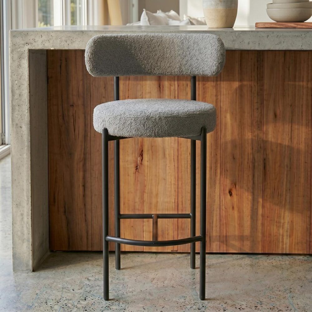 Wolf Bar Stool Grey