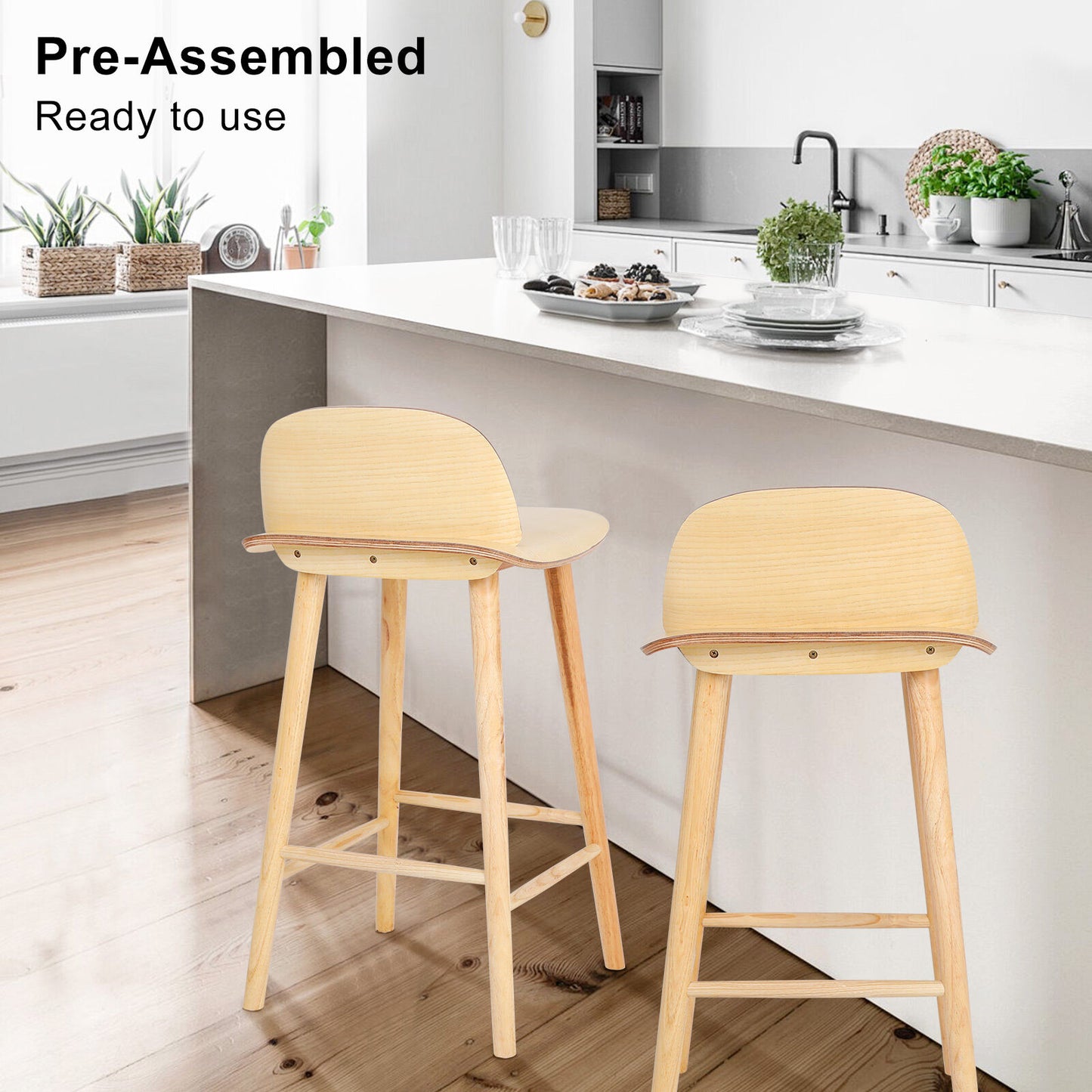 Zen Wooden Dining Chair 65cm