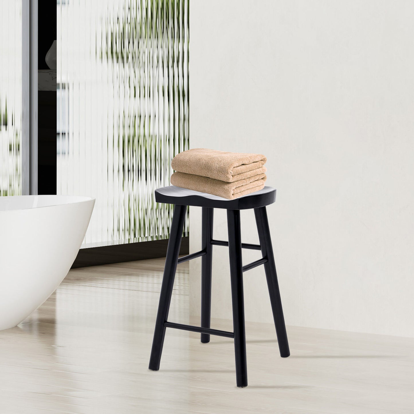 Vex Wooden Dining Chair (Set of 2) Black 65cm