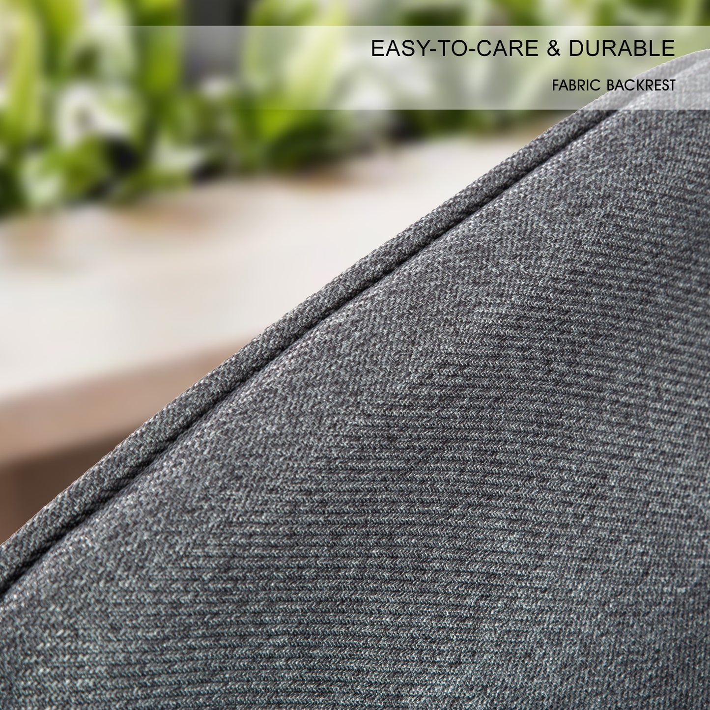 Hart Fabric Dining Chair (Set of 2) Grey 74cm