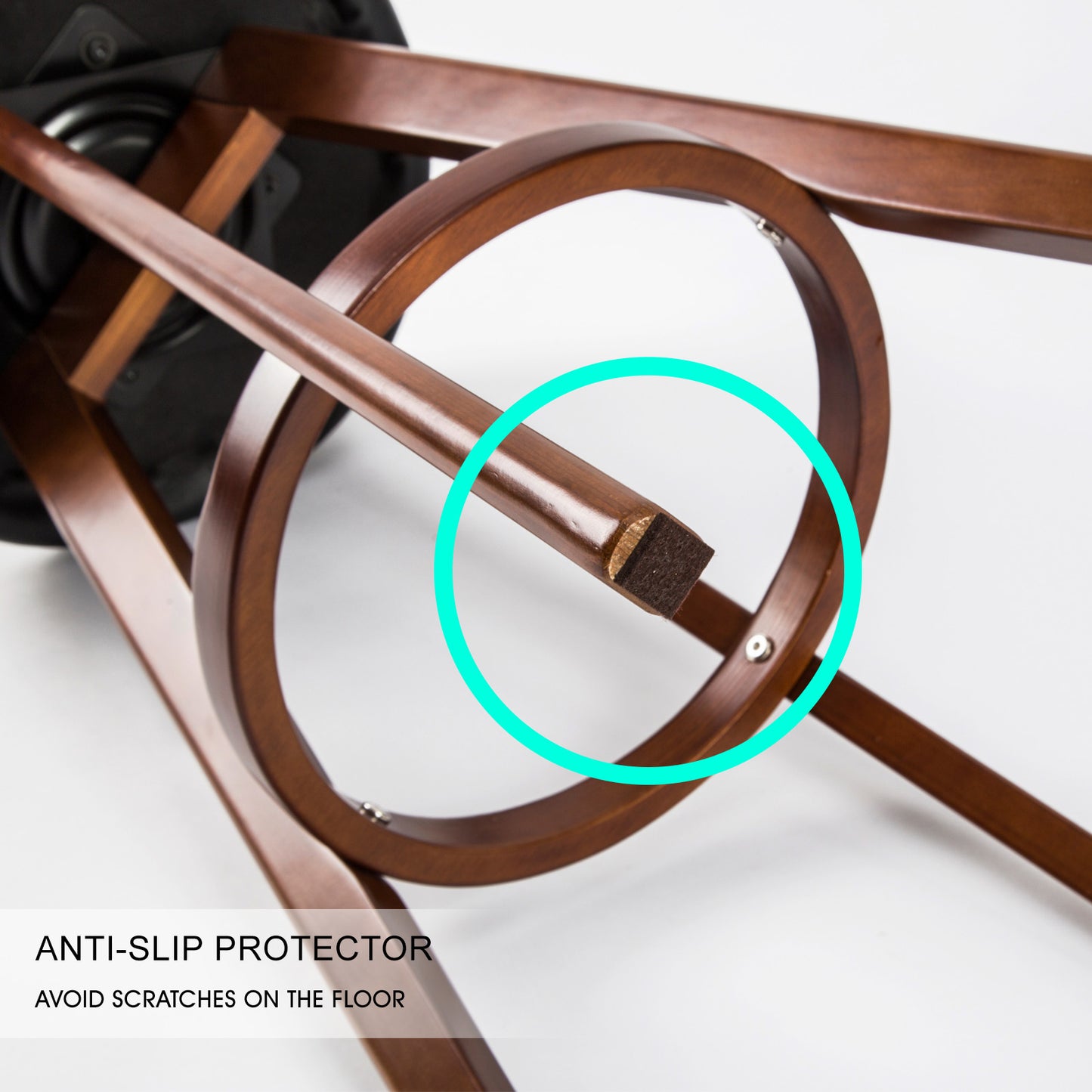 Ivy Leather Dining Chair (Set of 2) Black & Brown 72cm