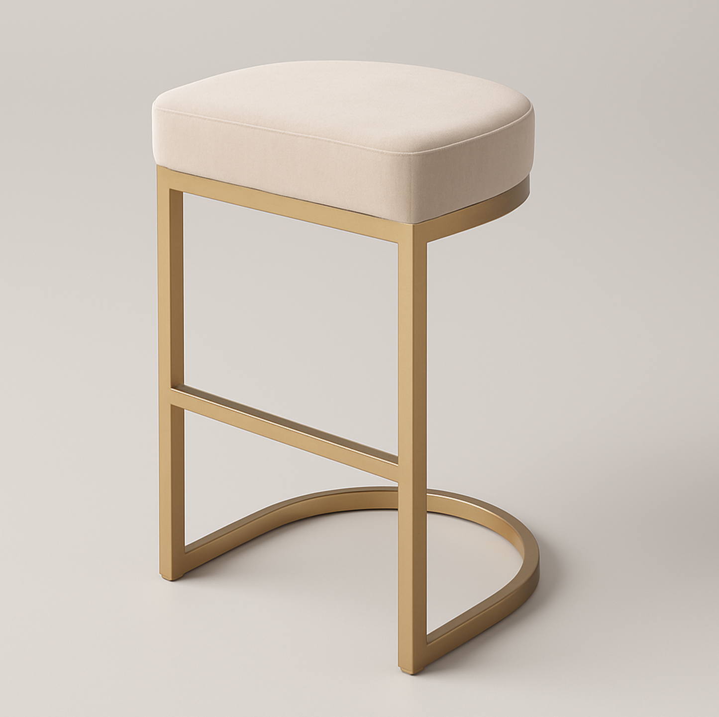 Uri Velvet Bar Stool