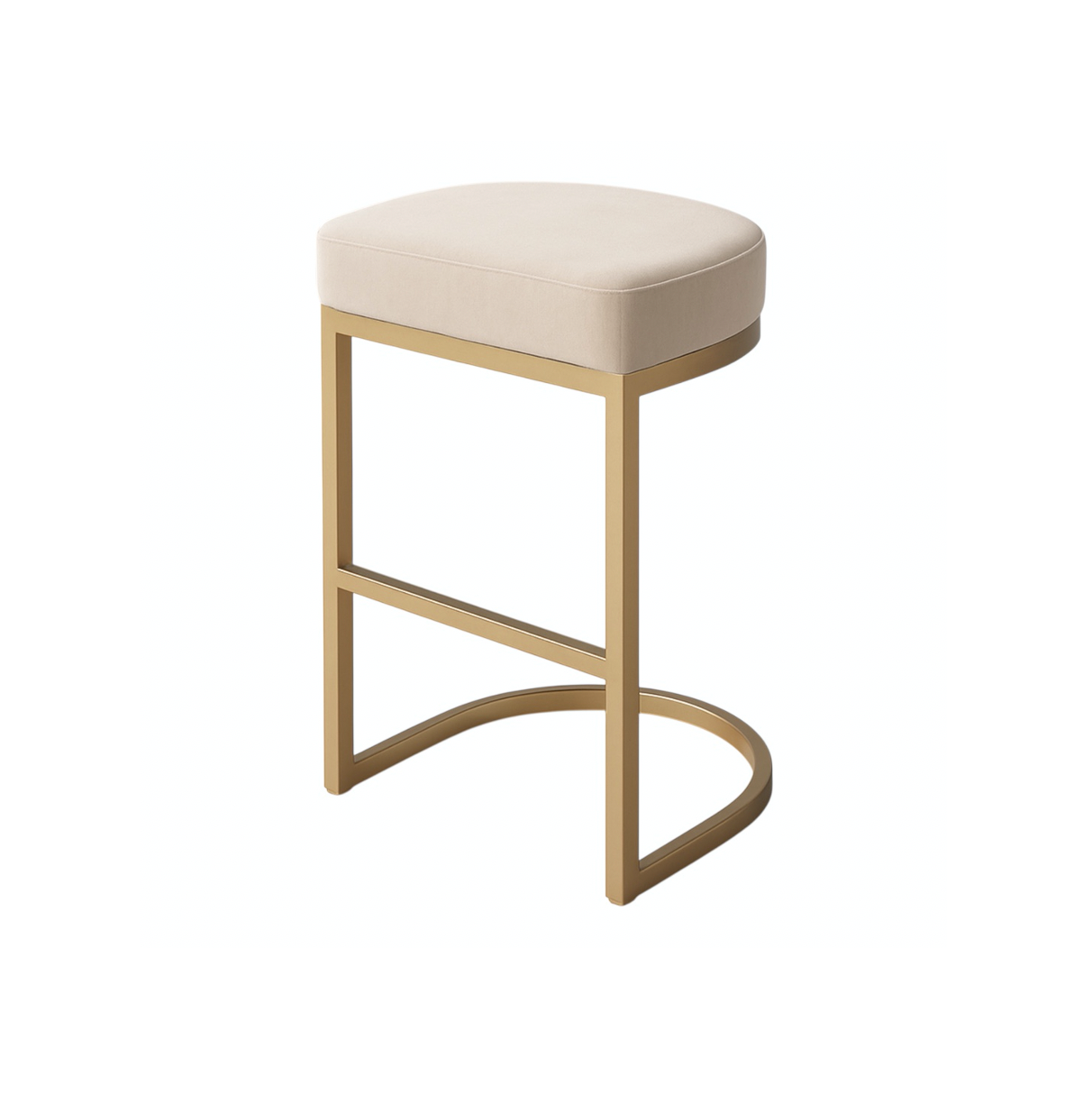 Uri Velvet Bar Stool